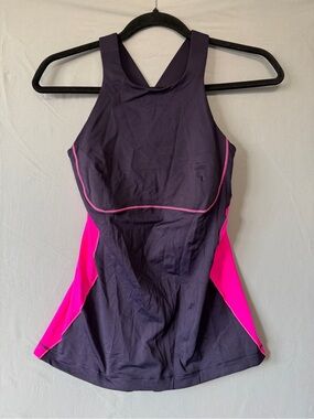 Lululemon Womens Spin It To Win It Tank Top Size 6 Yoga Gym Workout Fitness READ